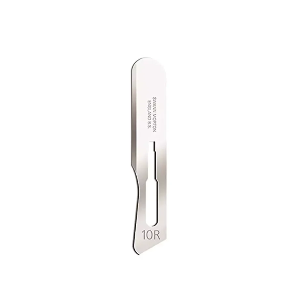 Swann-Morton #10R Sterile Surgical Blades, Stainless Steel [Individually Packed, Box of 100]